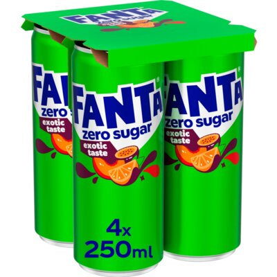 Fanta Zéro Exotic 25cl x4