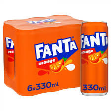 Fanta Orange 33cl x6 BE