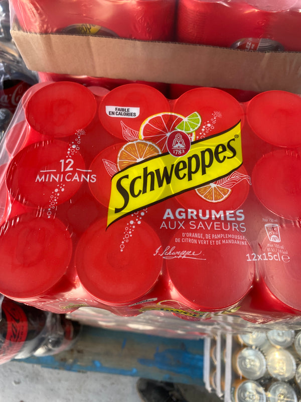 Schweppes Agrum' 15cl x12