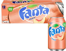 Fanta Peach 35,5cl x12 USA
