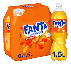 Fanta Orange Zéro 1,5l x6 BE