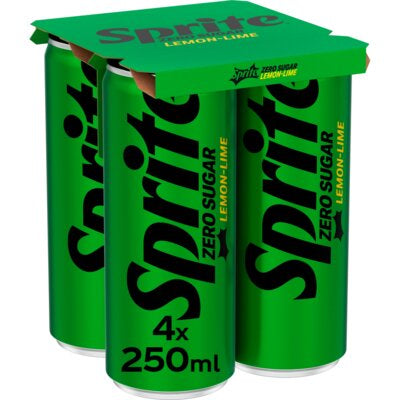 Sprite Lemon Lime Zéro 25cl x4