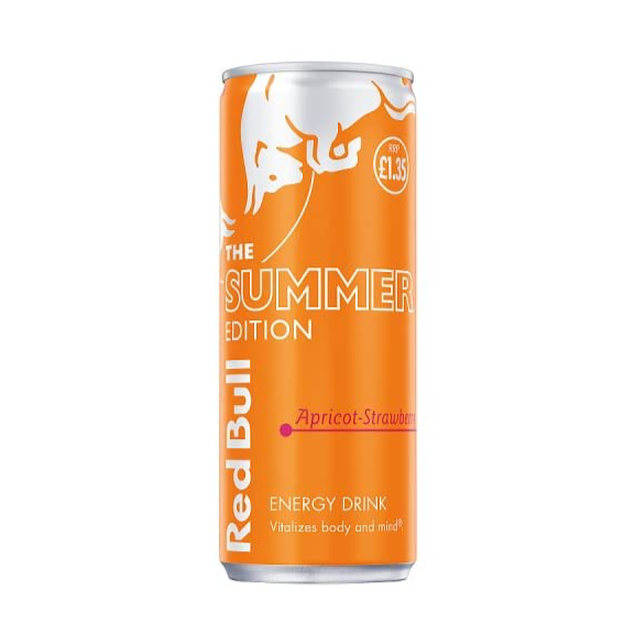 Red Bull Edition Fraise-Abricot 25cl unité BE