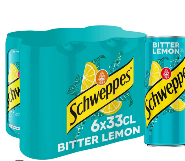 Schweppes Bitter lemon 33 Clx6