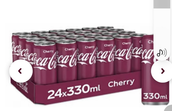 Coca-Cola Cherry 33cl x24