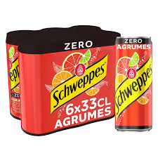 Schweppes Agrumes Zero 33clx6