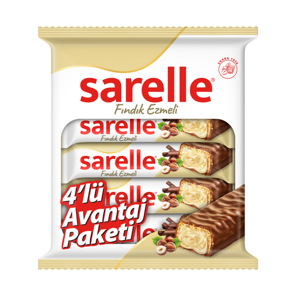 sarelle  findik ezmeli 4x33 gr