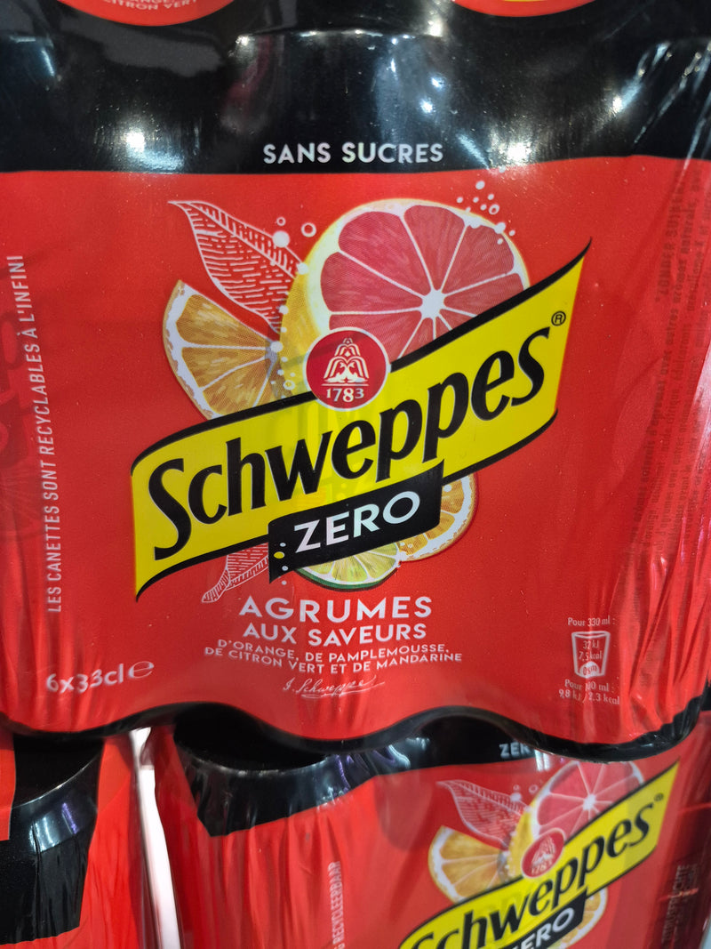 schweppes agrum zero