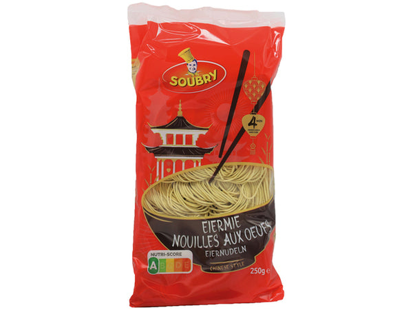 Nouilles aux œufs chinoises Soubry 250g