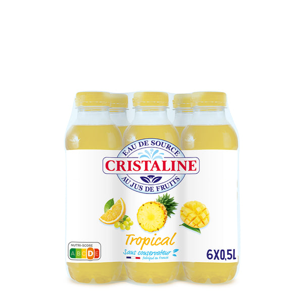 Cristaline Tropical 50cl x6 FR