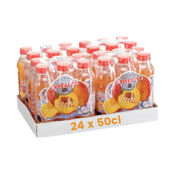 Cristaline Pêche 50cl x24 FR