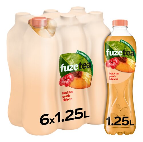 Fuze Tea Pêche Hibiscus 1.25 x6 BE