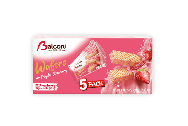 Balconi Wafers Fraise 45g x5