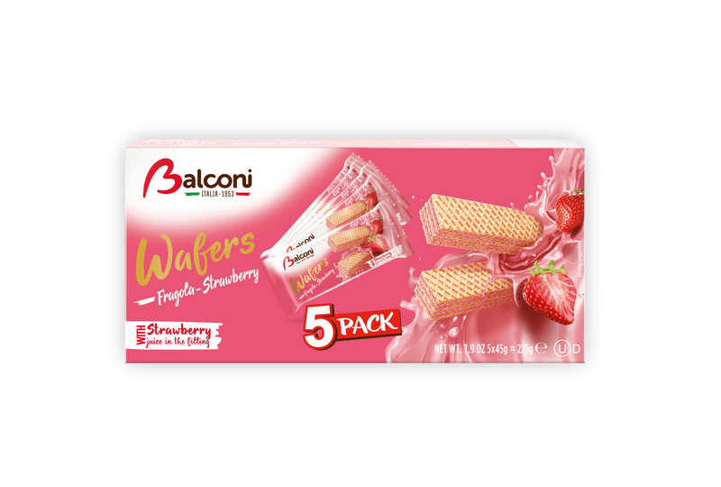 Balconi Wafers Fraise 45g x5