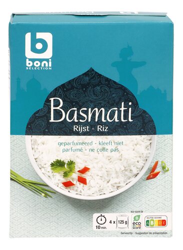 PRIME
riz basmati
4x125g