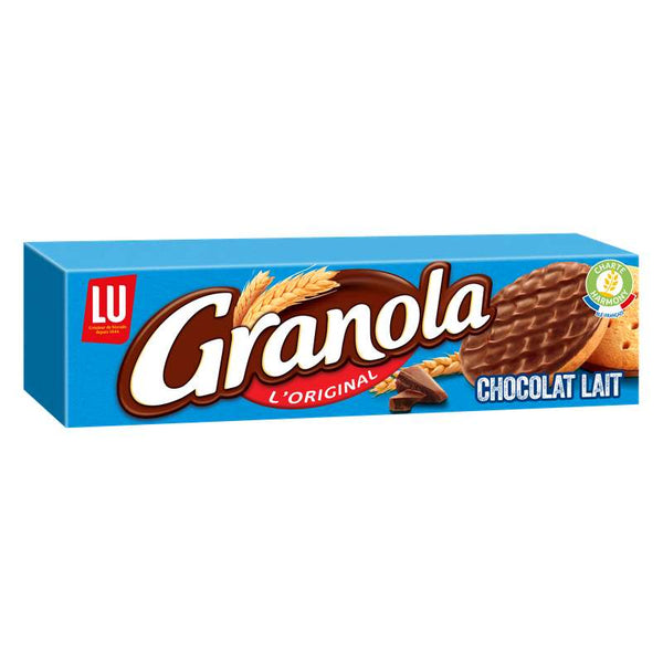 Granola nappé chocolat au lait