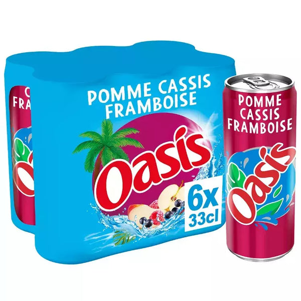 Oasis Pomme-Cassis-Framboise 33cl x6 BE