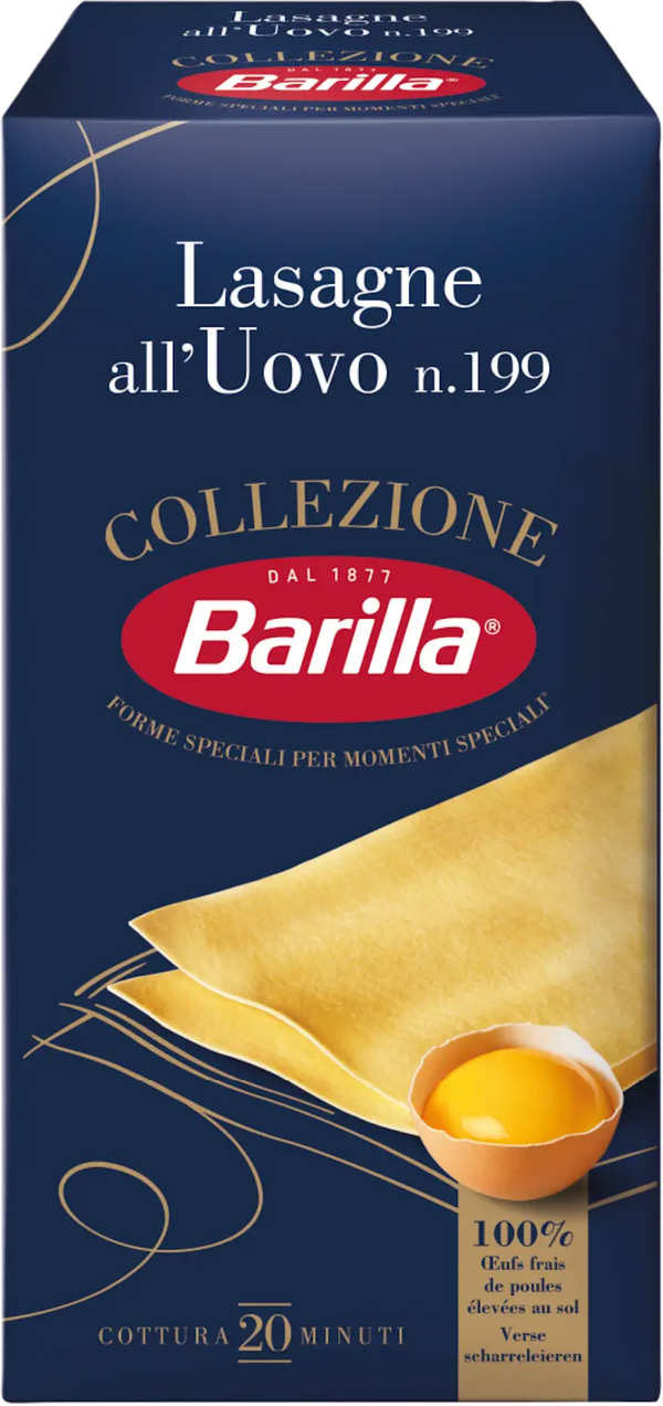 Barilla 
Lasagne all'uovo 500g