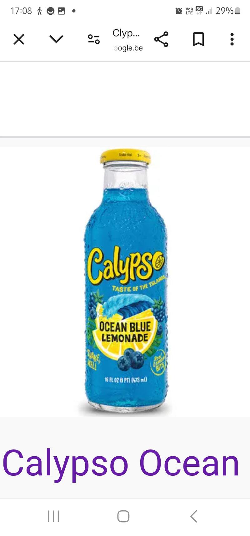 Calypso Ocean Blue Lemonade 473 ml