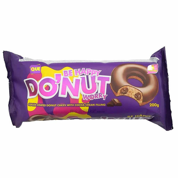 Que Be Happy Donuts Worry Cacao