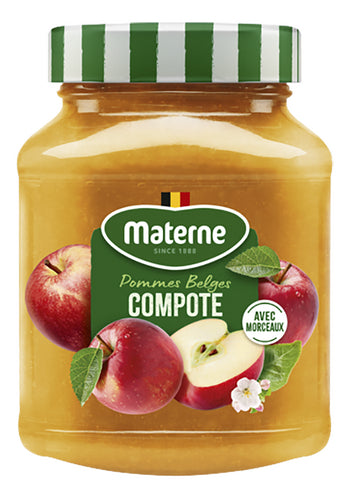 MATERNE
compote pommes morceaux boc
375g