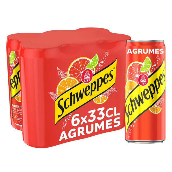Schweppes Agrum' 33cl x6 BE