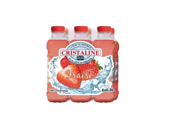 Cristaline Fraise 50cl x6 FR