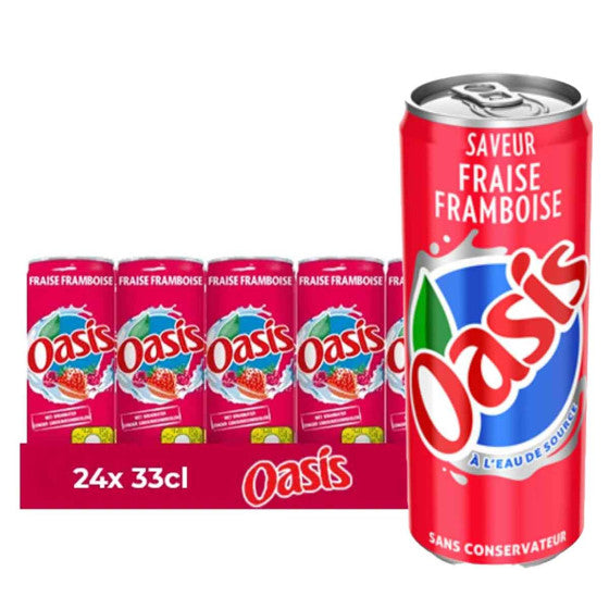 Oasis Fraise Framboise 33cl x24 FR