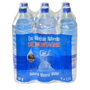 Eau Minérale Naturelle de Montagne 1,5L x6