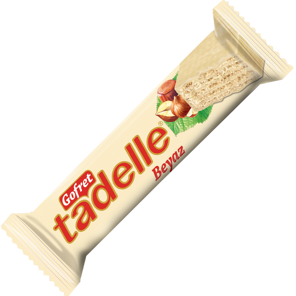 Tadelle Beyaz Çikolata Kaplamalı Süt Krema Dolgulu Gofret 35 g