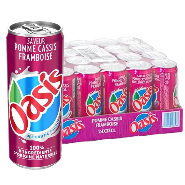 Oasis Pomme-Cassis-Framboise 33cl x24 BE