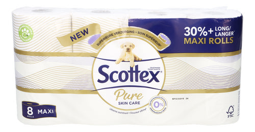 Scottex Pure Skin Care - 8 Rouleaux