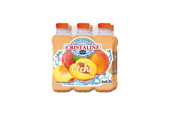 Cristaline Pêche 50cl x6 FR