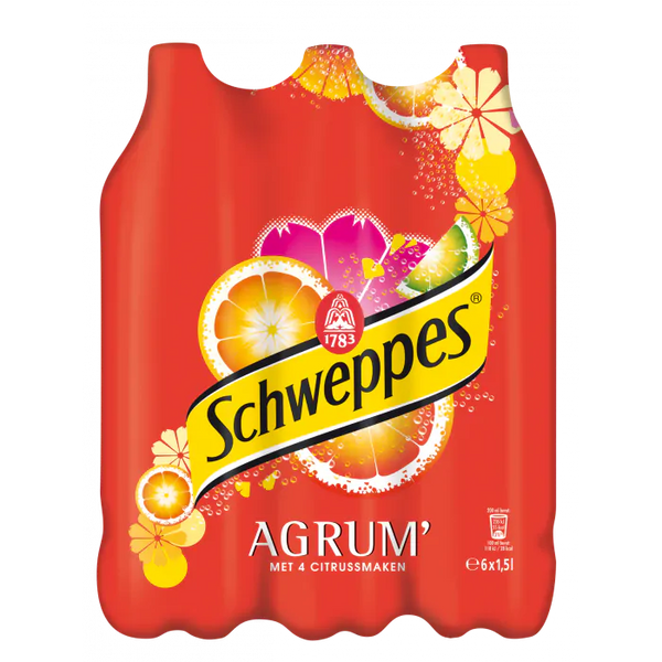 Schweppes Agrum' 1,5l x6 BE